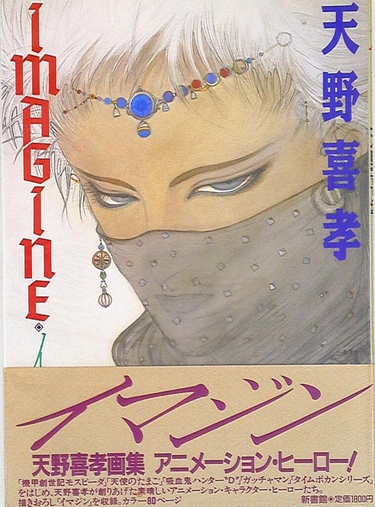 イマジン/新書館/天野喜孝 イマジン 天野喜孝 新書館 (帯付) 初版 2冊