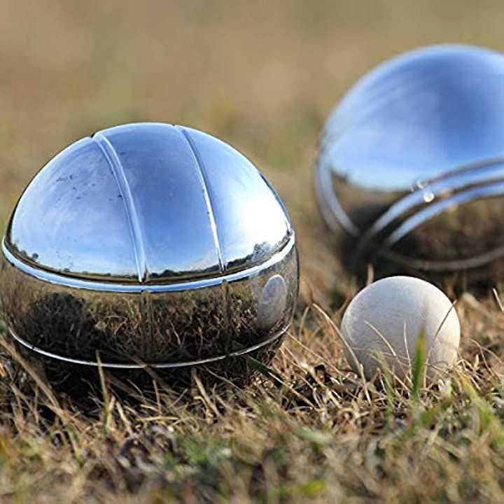 sports ペタンク ボール ブール シルバー 6個セット 3種類x2個