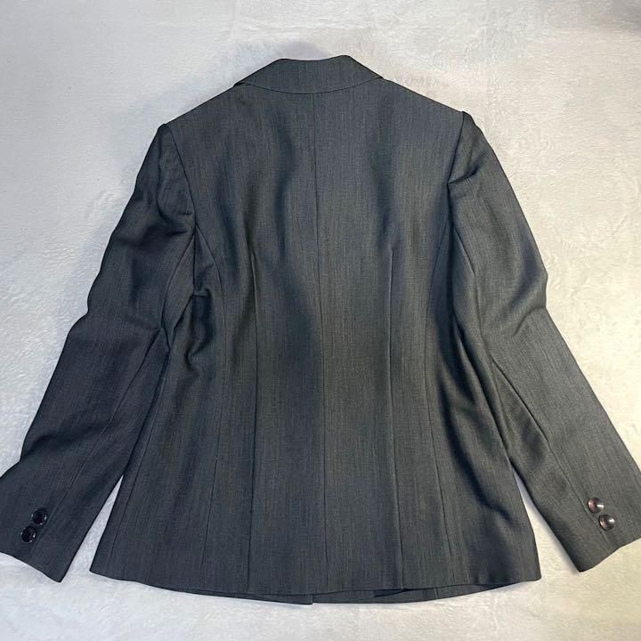 11号】東京ソワール セットアップ スカートスーツ グレー スーツ 