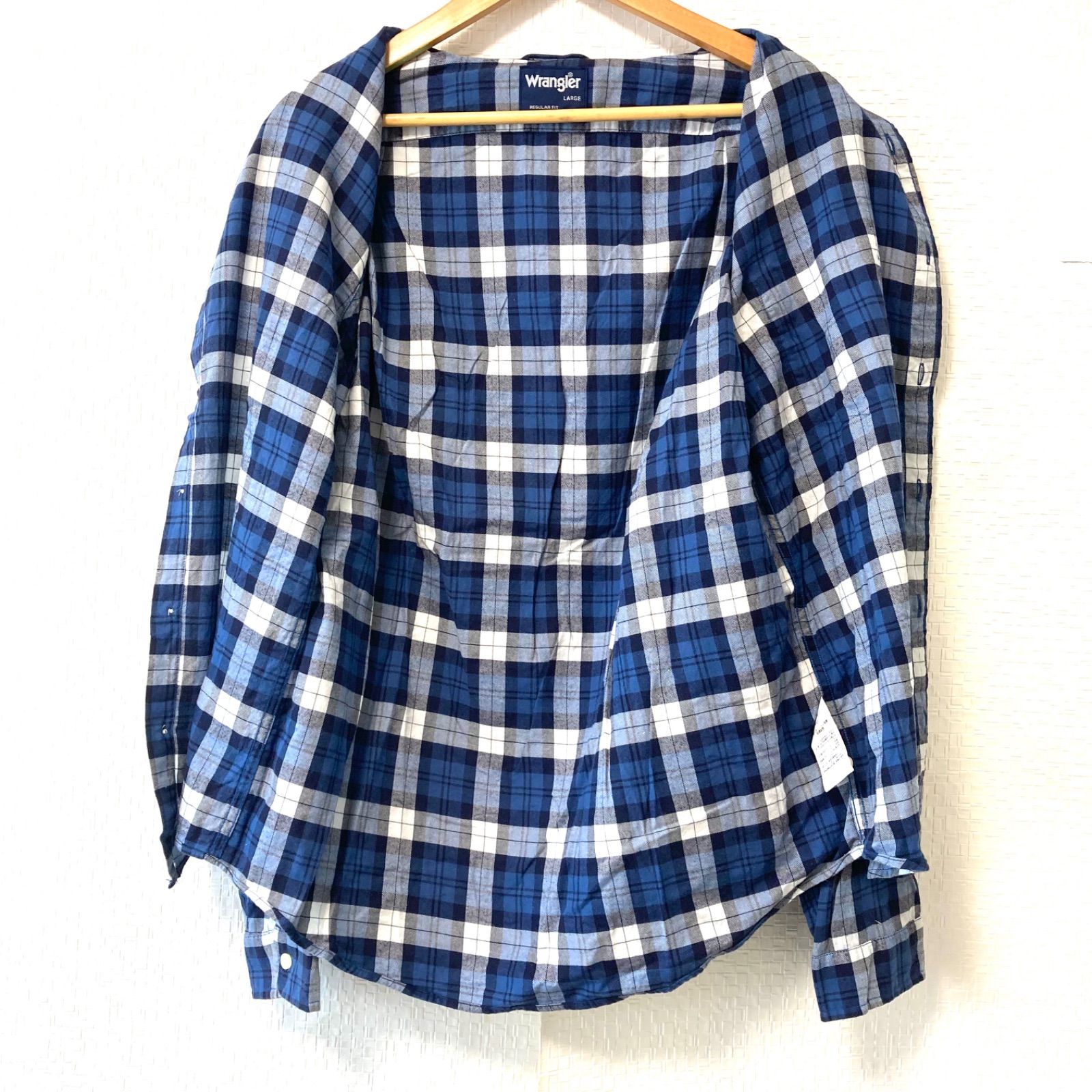 【イシちゃん】Wrangler チェックネルシャツ 2枚セット N.HOOLYWOOD × Wrangler エヌハリウッド S メンズ ネルシャツ