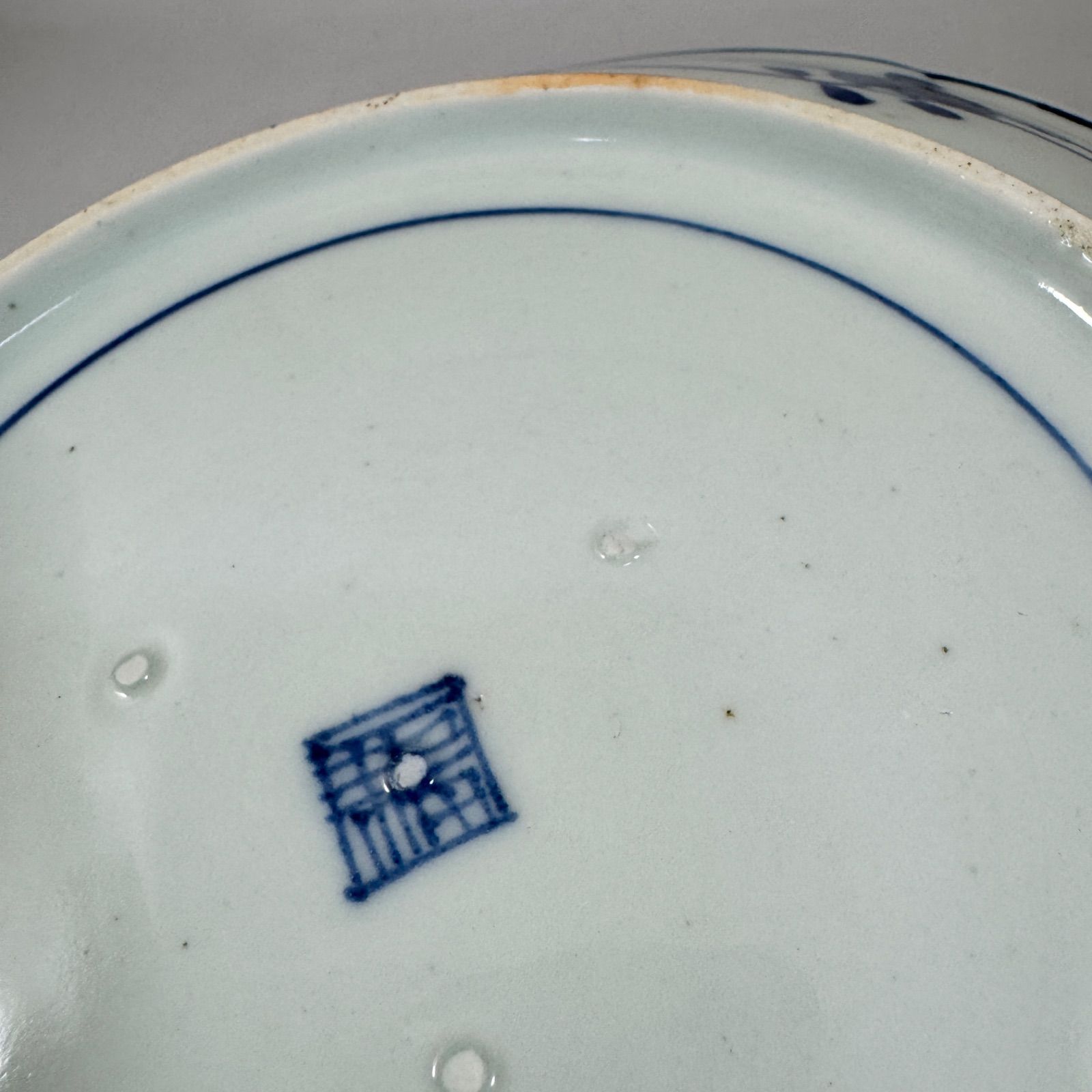 古伊万里 染付紅葉唐草双鹿文皿 藍九谷 藍柿右衛門 江戸時代 有田焼 WWW_IBETON_RU