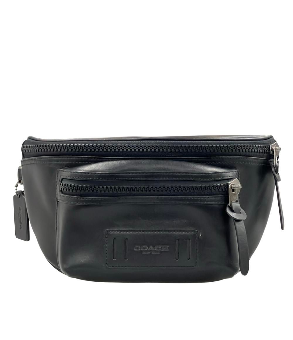 極美品 COACH コーチ ボディバッグ ショルダーバッグ バッグ レザー 茶