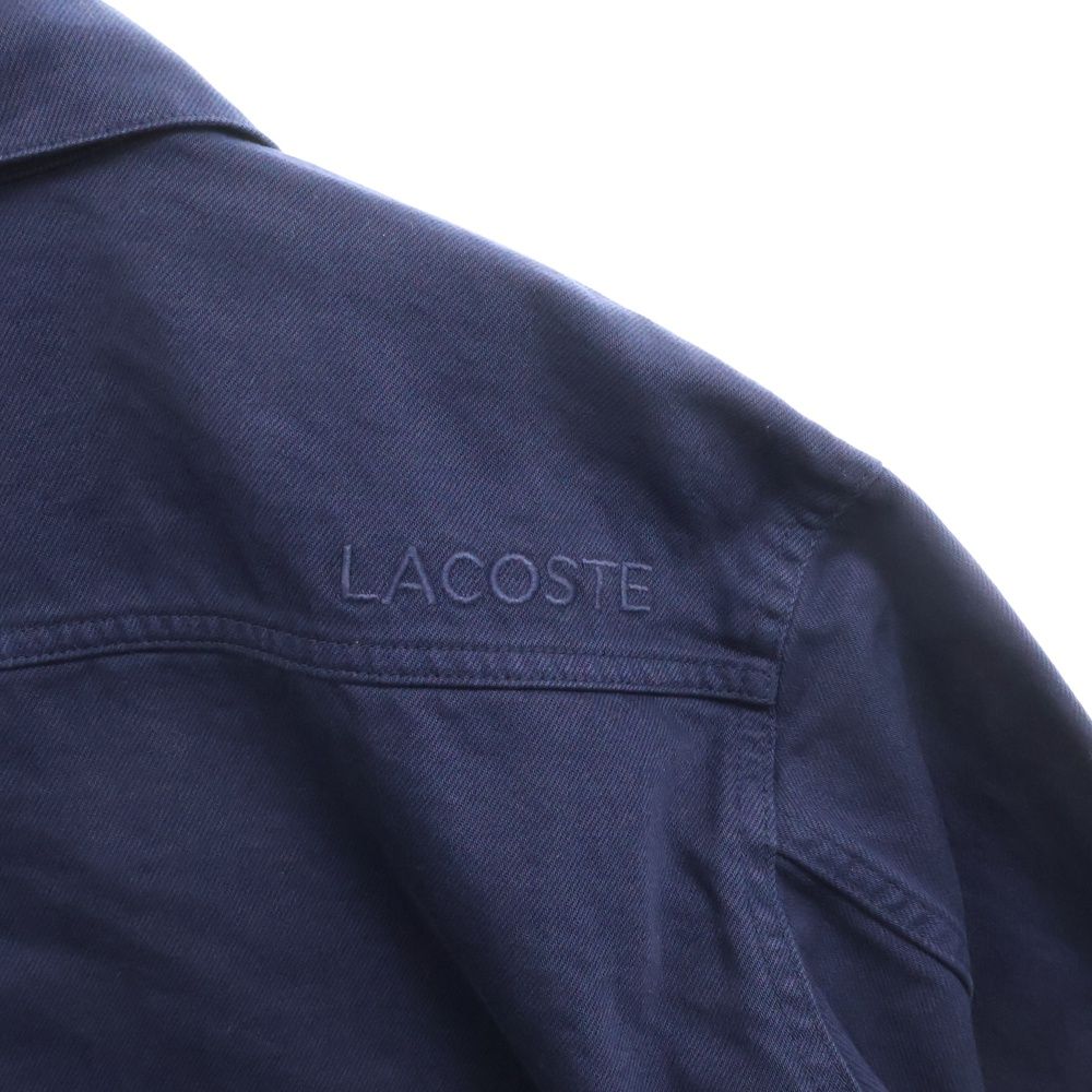 LACOSTE (ラコステ) ボックスカラーデニムジャケット BH022J ネイビー  