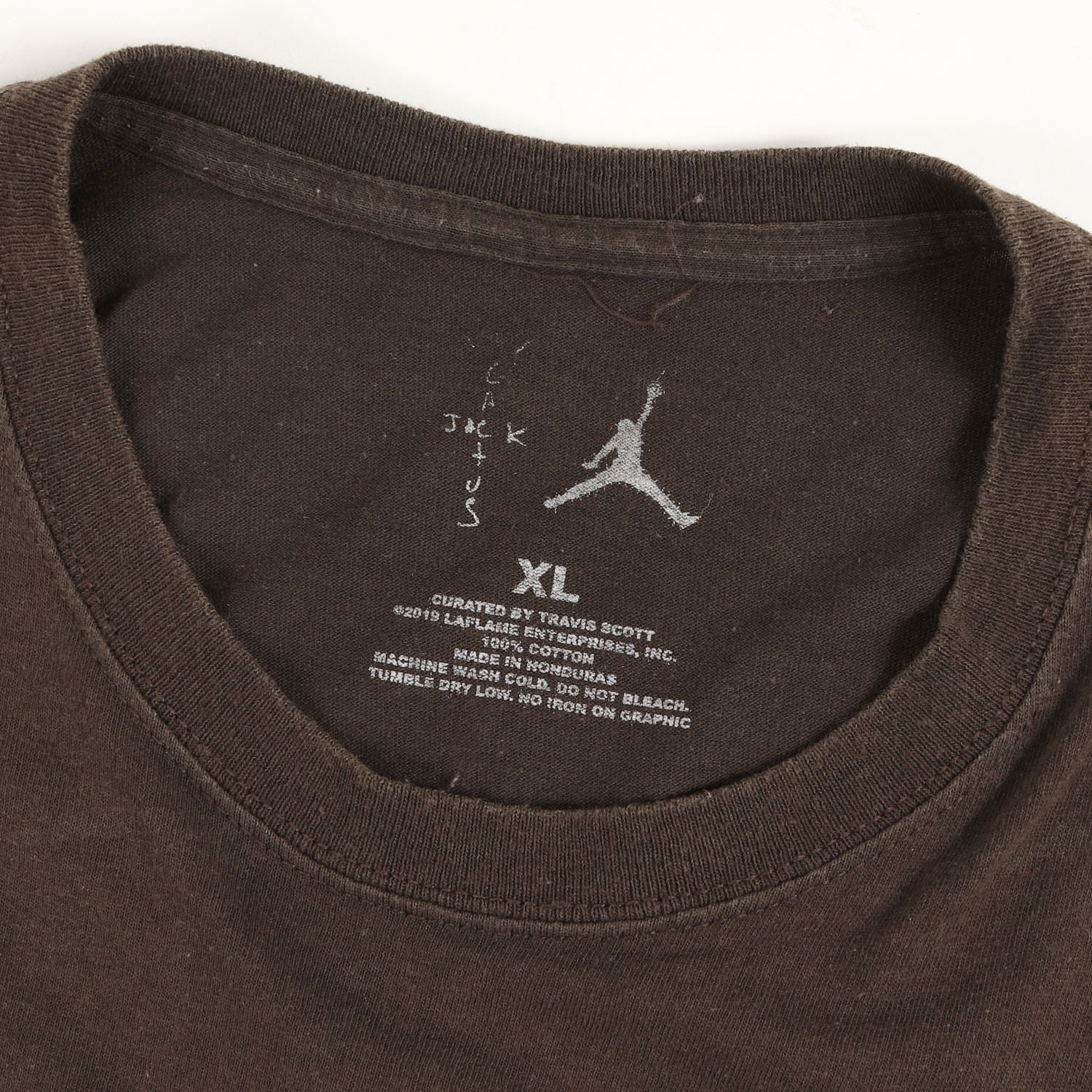 NIKE ナイキ Tシャツ サイズ:XL 19AW TRAVIS SCOTT Cactus Jack JORDAN 