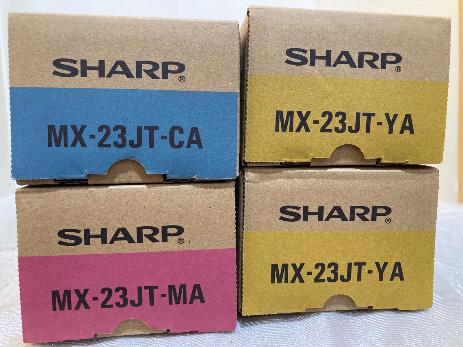 SHARP シャープ トナーカットリッジ MX-23JT 3色 計4本セット 【公式通販】