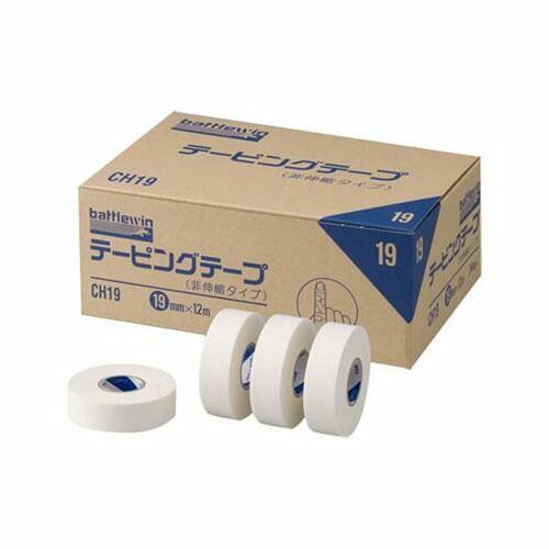 ニチバン　バトルウィン　テーピングテープ　非伸縮タイプ　battlewin　19mm×12m　24個入　CH19　5880　245×24