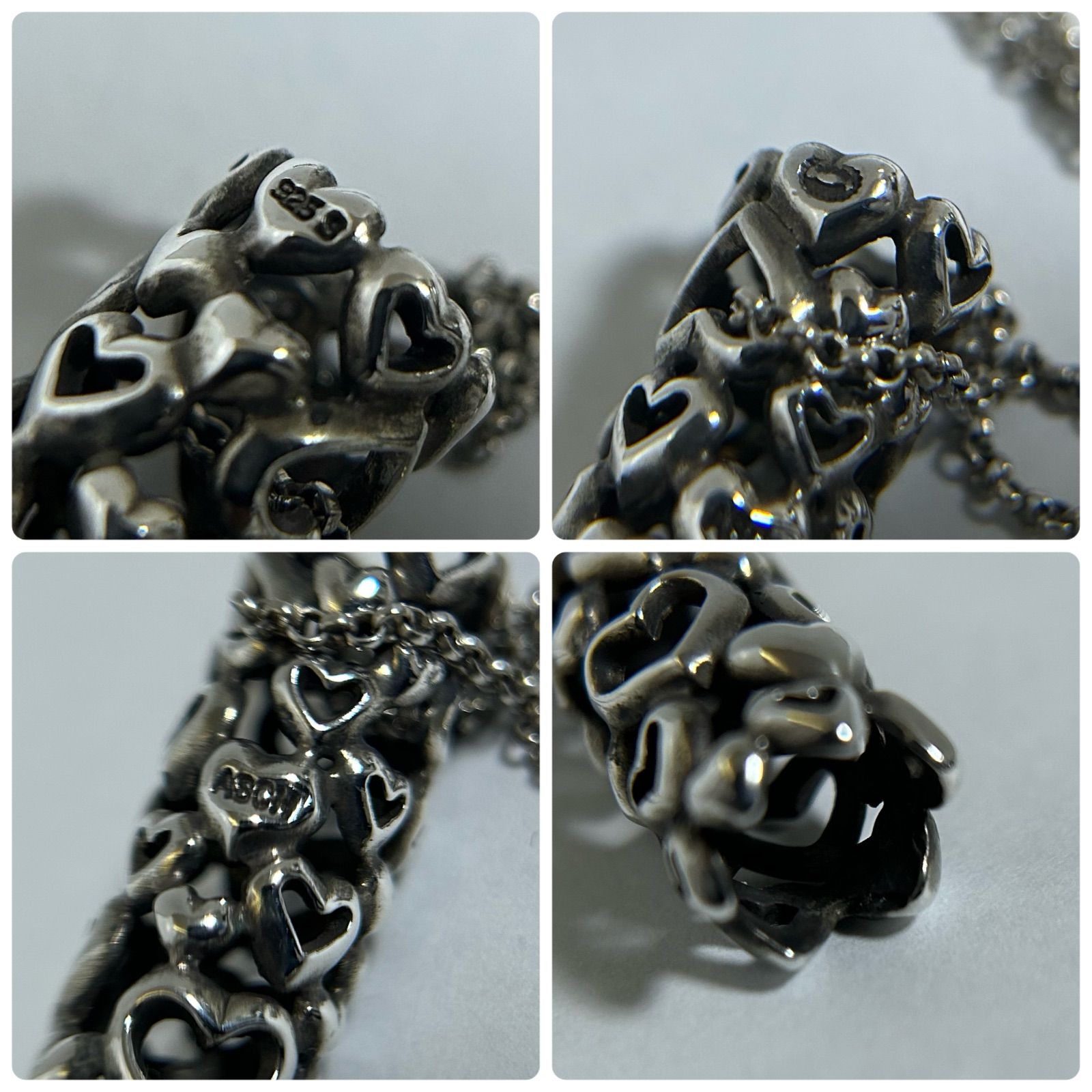 ジョージジェンセン 希少 ネックレス ハートバイハート AG925