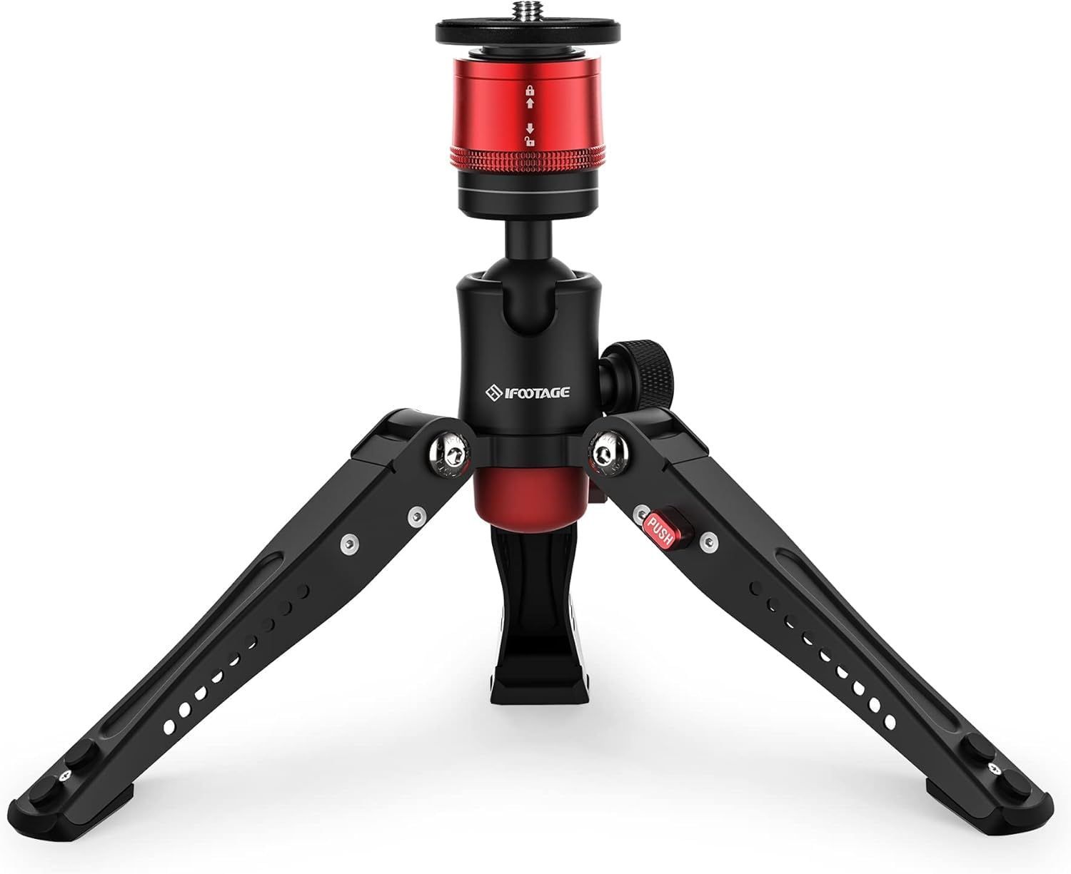 IFOOTAGE Cobra 3 ベース 10インチ卓上三脚 ミニ三脚ベース モノポッド モニター スマホホルダー用小型三脚
