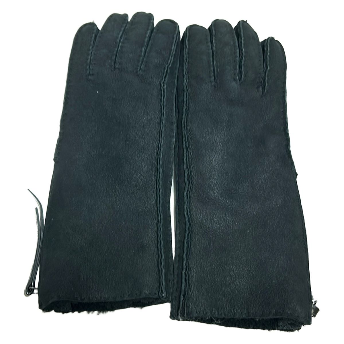 GUCCI グッチ 手袋 レディース - 黒 ムートン