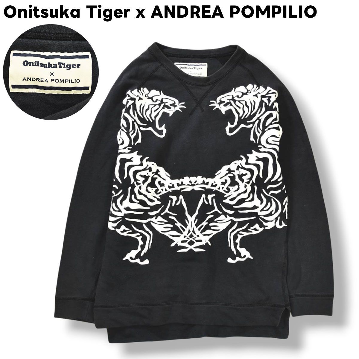 Onitsuka Tiger x Andrea Pompilio パーカー コラボ】 オニツカタイガー Onitsuka Tiger x アンドレア