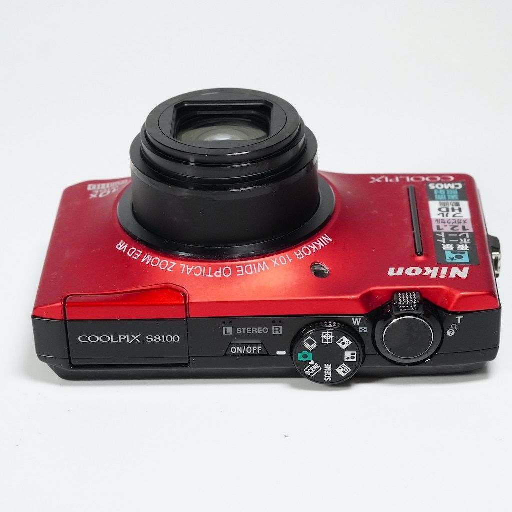 Nikon COOLPIX S8100 レッド コンデジ充電ケーブル - デジタルカメラ