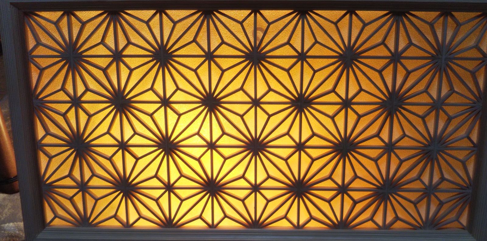 66❣️特価！値段交渉OK❣️ 麻の葉組子 カラーアクリル板入り 2枚一組 66 麻の葉組子 カラーアクリル板入り 2枚一組