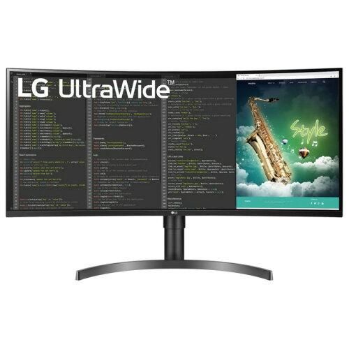 【新品・2営業日で発送】LG LG電子 35型 WQHD(3440×1440) VA 曲面型 液晶ディスプレイ ブラック(35WN75CN-B)