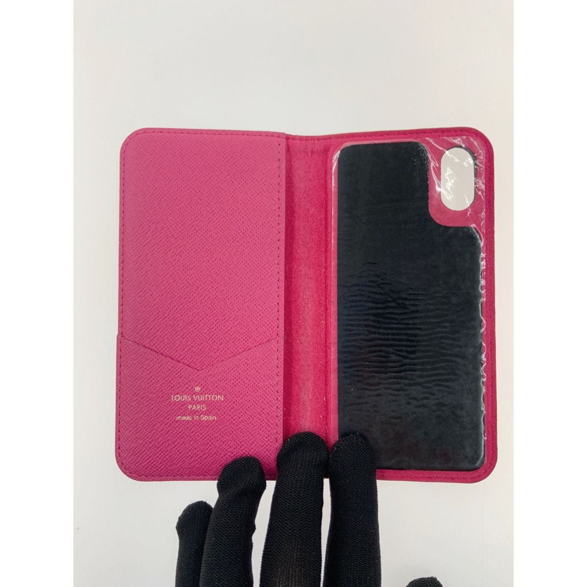 〇〇LOUIS VUITTON ルイヴィトン モノグラム IPHONE X フォリオ
