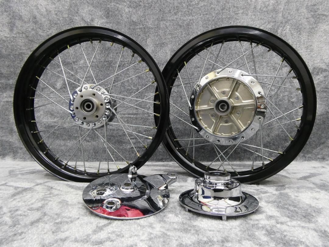 高速配送 スポークホイール GS400 3点セット 黒 タワー パネル パーツ