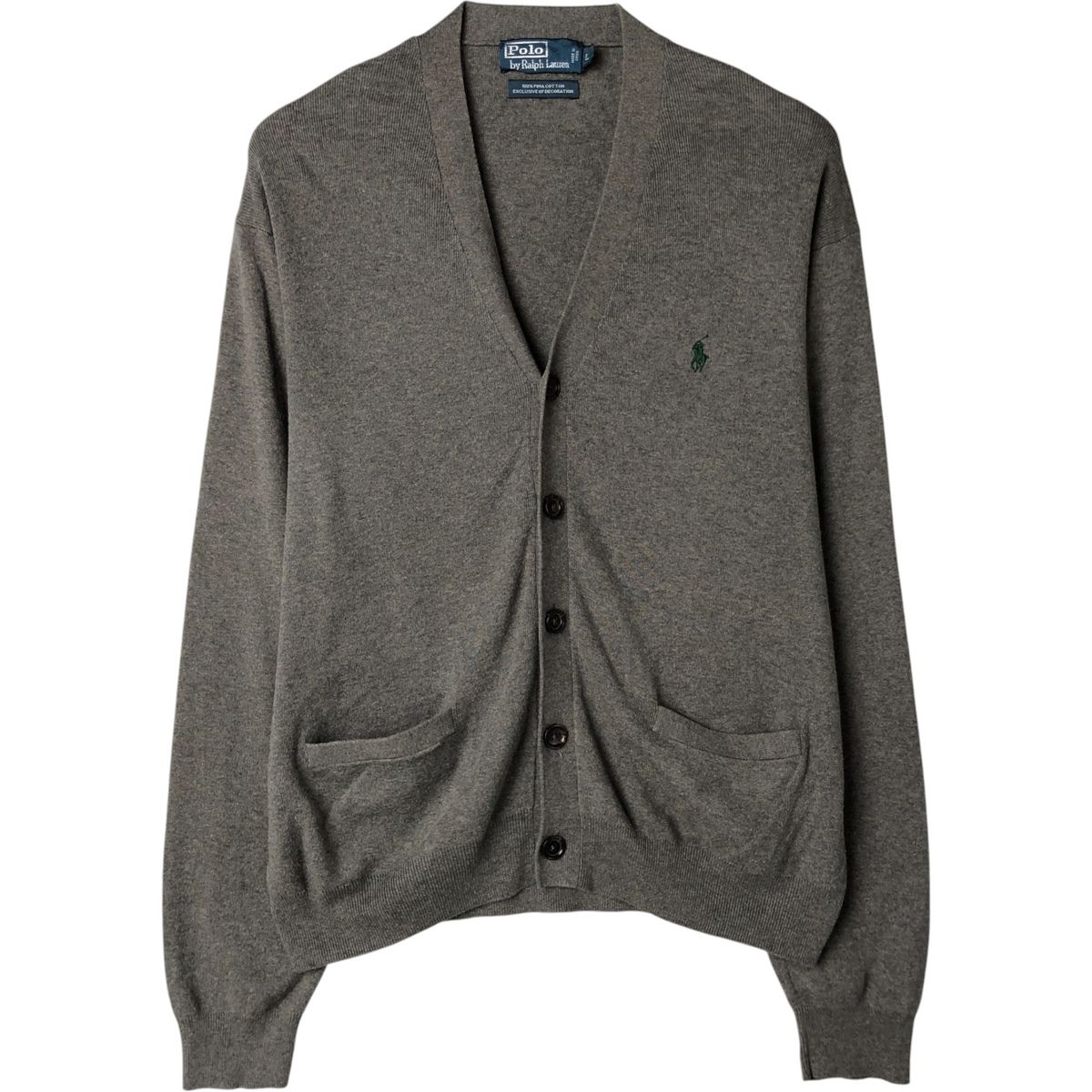 Polo by Ralph Lauren カーディガン・セーターセット M Polo Ralph Lauren グレー カーディガン セーター セット