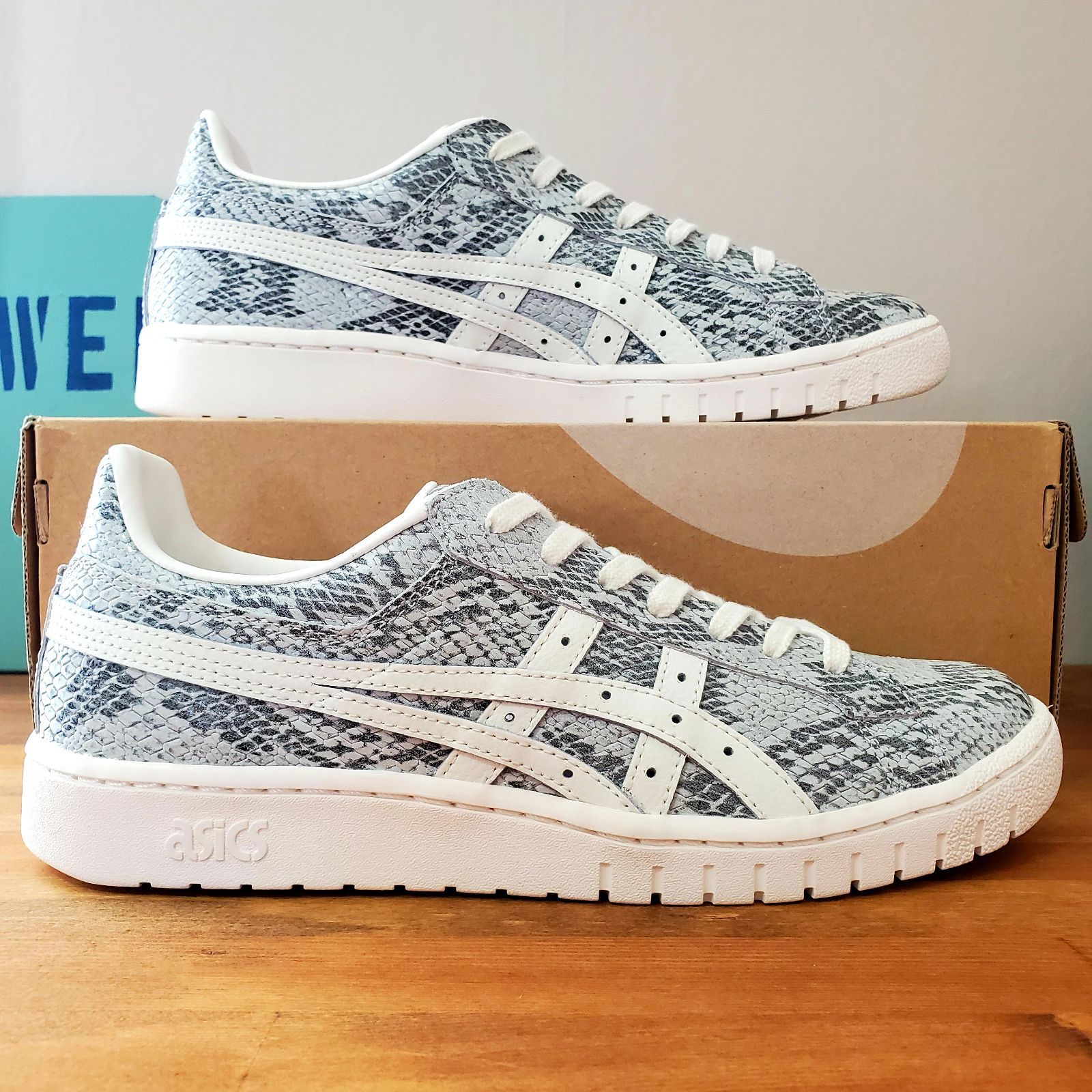 新品 asics スニーカー 27cm ヘビ柄 パイソン ASICSアシックス□新品未使用 20年 GEL-PTG 蛇柄 PYTHON PACK