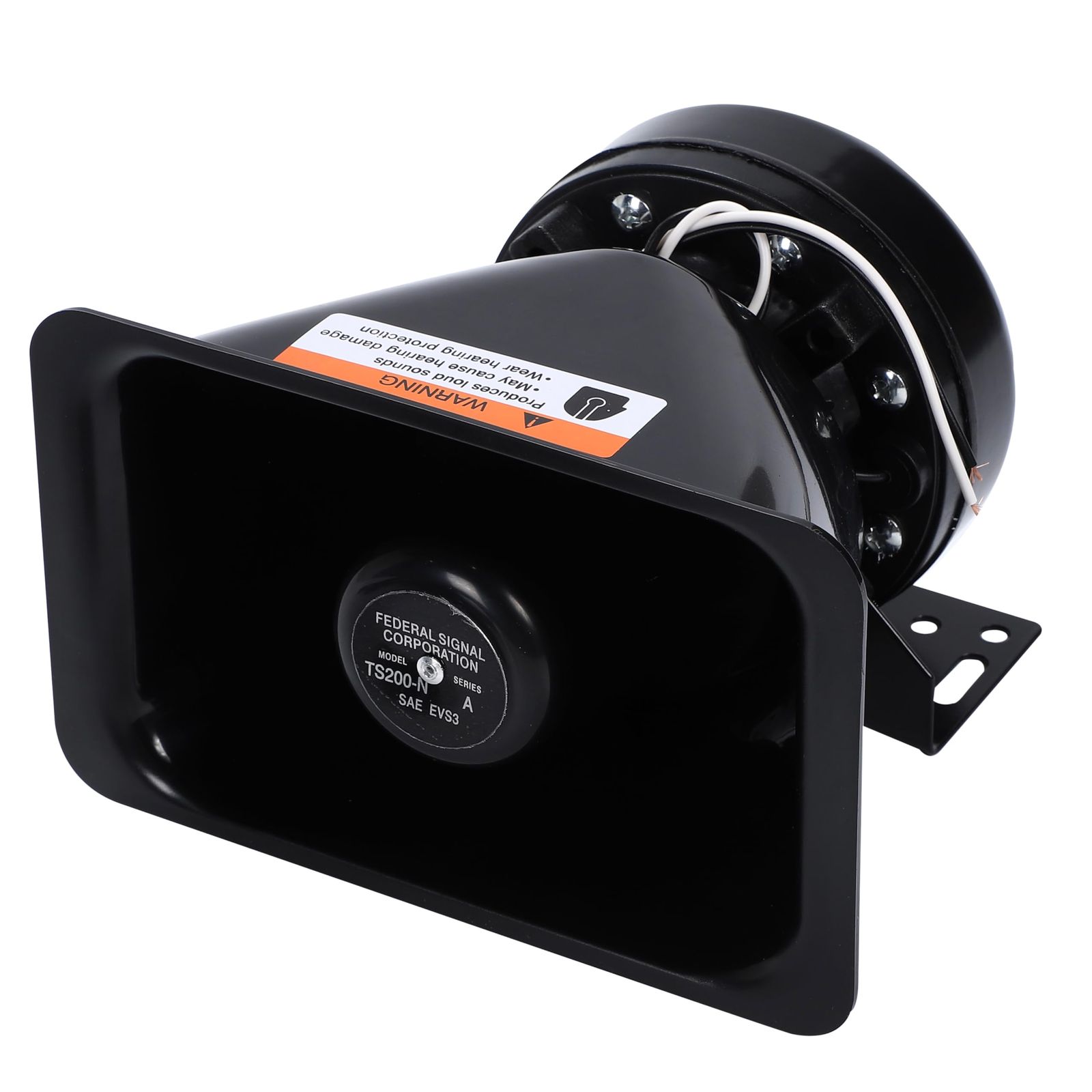 即納 サイレンアンプ・拡声器用 薄型スピーカー 200W 覆面パトカー 警護車 警察 緊急車両 パトライト 街宣 ドライバーユニット 防水仕様 24V スピーカー サイレン付 全8パターン 汽笛 拡声