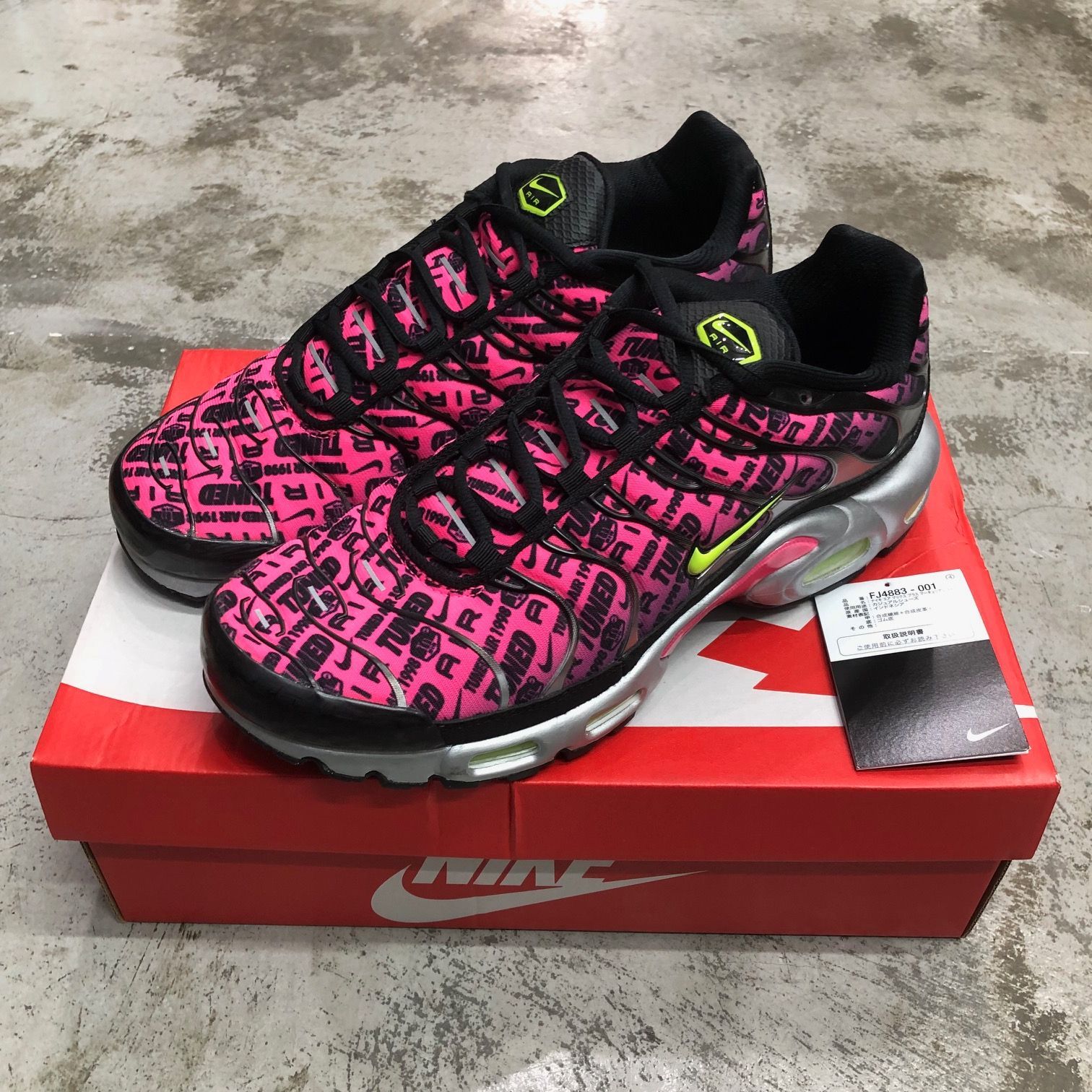 国内正規 Nike Air Max Plus Mercurial 25 Hyper Pink and Volt FJ4883-001 エアマックスプラス マーキュリアル25 スニーカー ナイキ 28cm 65590A1