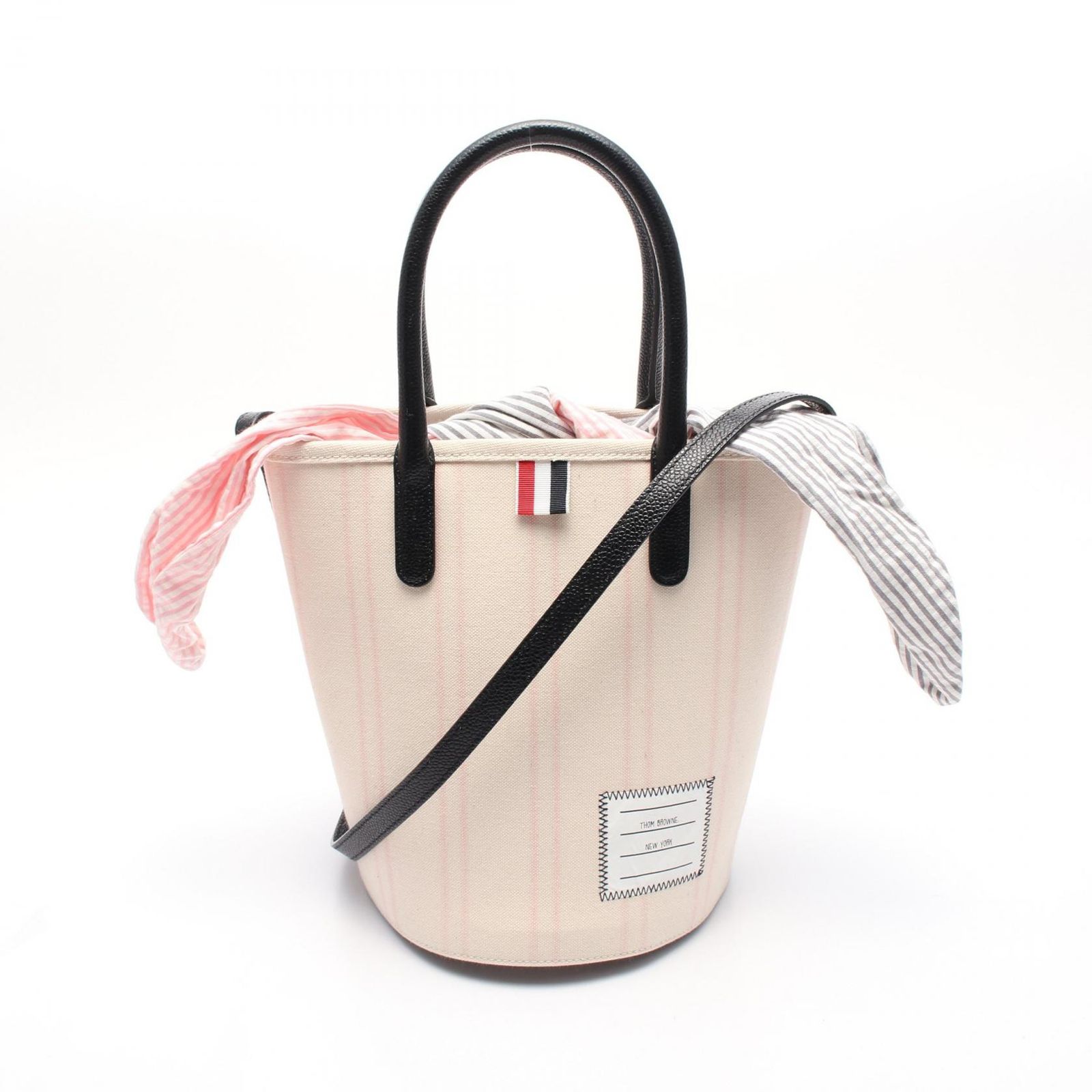THOM BROWNE トムブラウン ミニ バケットバッグ ショルダーバッグ 
