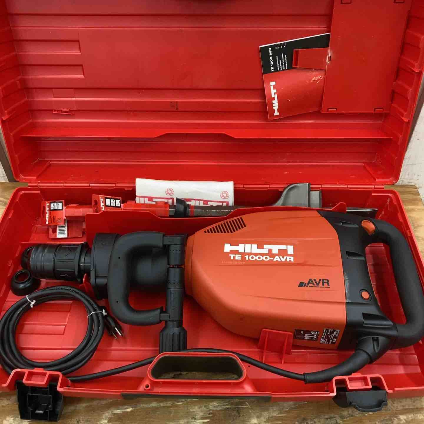 ヒルティ Hilti コード式ハツリ機 TE1000-AVR 解体ハンマー はつり機 ブレーカー 柏店