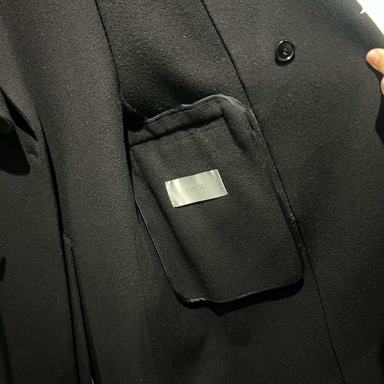 Dior ディオール 19AW Duster Coat ウール チェスターコート