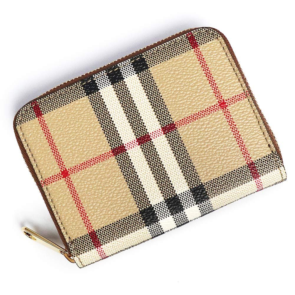 バーバリー ヴィンテージチェック ジップウォレット コインケース 小銭