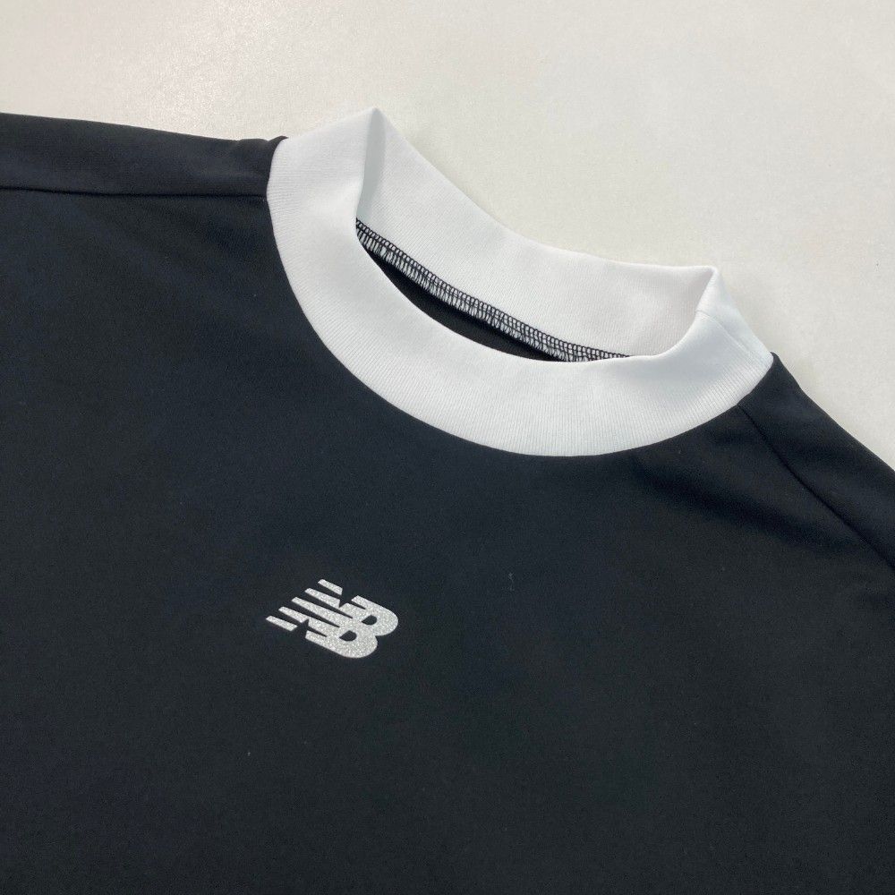 サイズ：1 NEW BALANCE GOLF ニューバランス 2025年モデル モックネック 長袖Tシャツ  ブラック系 [240101442258] ゴルフウェア レディース ストスト サイズ：1 NEW BALANCE GOLF ニューバランス 2025年モデル