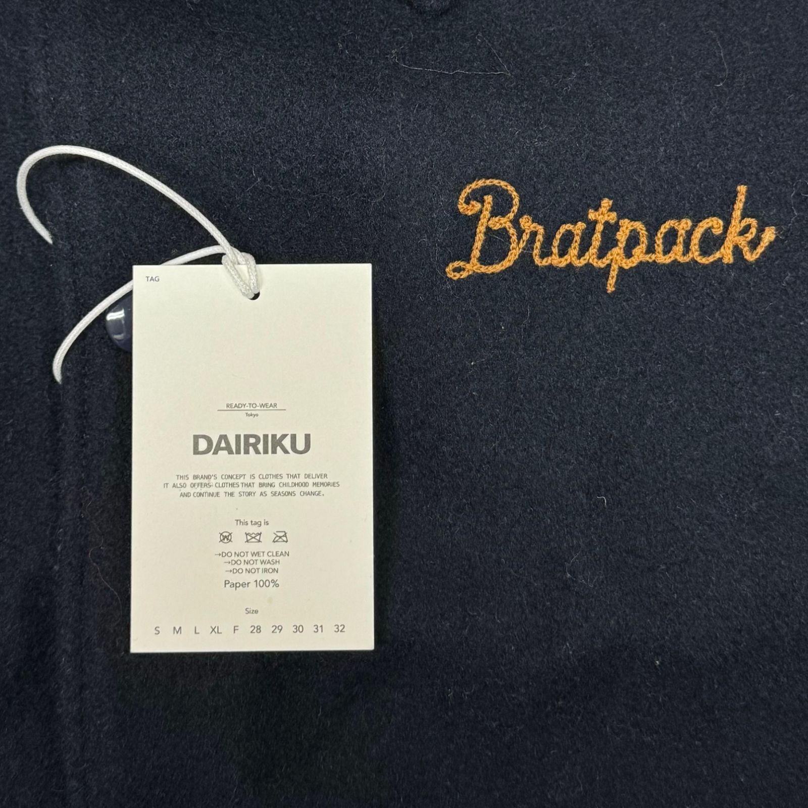 定価59400円 DAIRIKU 21AW ANDREW STADIUM VEST アンドリュー 
