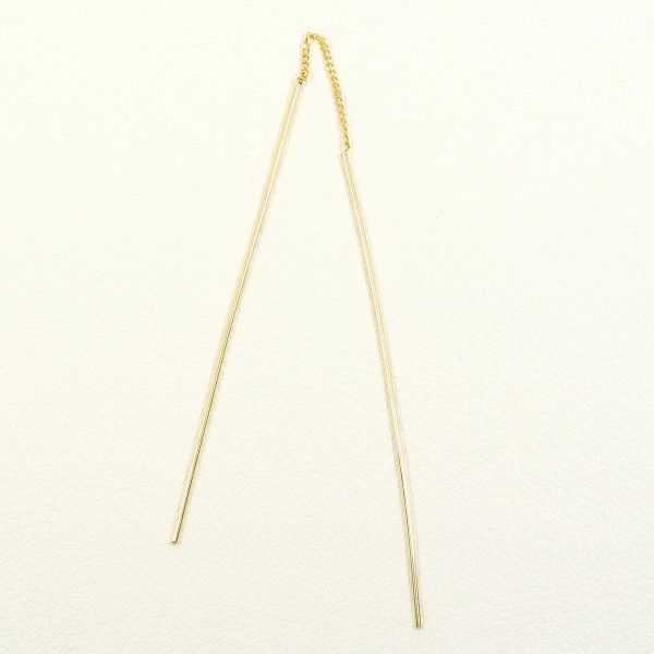 K18YG ピアス Earring 片耳 総重量約0.6g