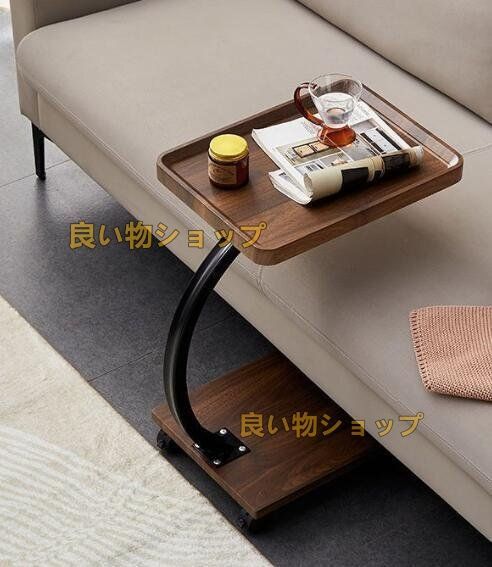 北欧風 サイドテーブル 木製 長方形 ナイトテーブル リビング コーヒーテーブル おしゃれ 感