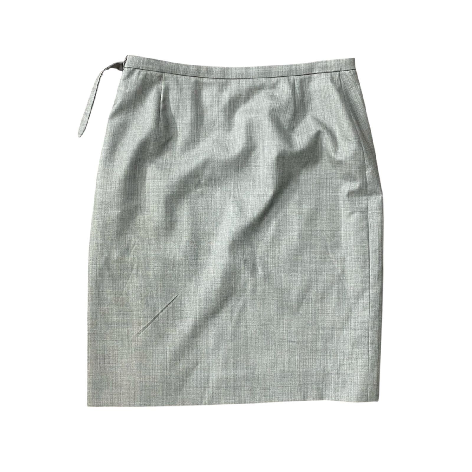 ○美品 エルメス HERMES ミニスカート タイト ペンシル ウール