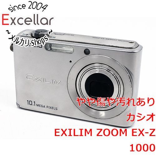 CASIO - CASIO製　EXILIM ZOOM EX-Z1000　シルバー　1010万画素　本体のみ　液晶画面いたみ bn:13] CASIO製 EXILIM ZOOM EX-Z1000 シルバー 1010万画素 本体