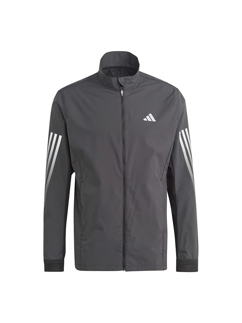 [アディダス] ランニング ラン アイコン ジャケット MKW78 メンズ ブラック (HZ4455) J/XS [ブラック (HZ4455)] [XS]