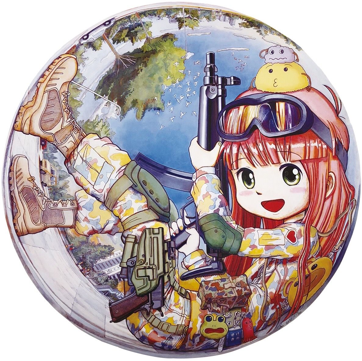 村上隆 Mr. ミスター 装備は完璧よ ED300 zingaro kaikaikiki カイカイキキ ポスター アート 美術品