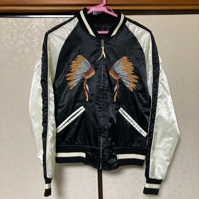 ヒロミチナカノ リバーシブルスカジャン 黒 白 メンズ Mサイズ