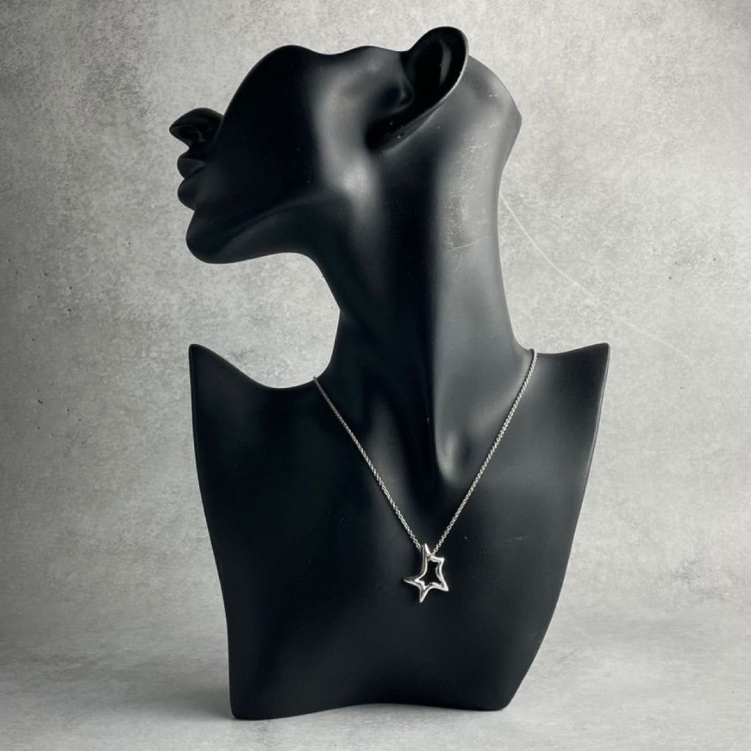 ティファニー 希少 オープン スター ネックレス シルバー 925 Q46fe