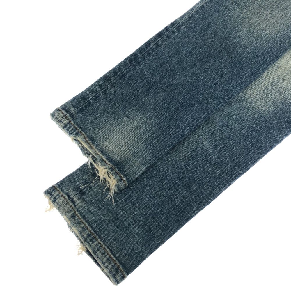 BALMAIN バルマン クラッシュ バイカーデニムパンツ インディゴ POHT551C710V BALMAIN (バルマン) クラッシュ バイカーデニムパンツ インディゴ