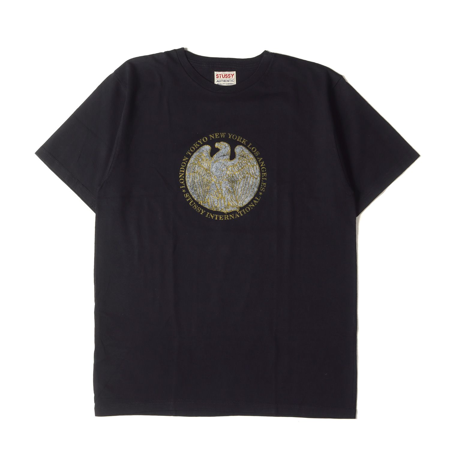 STUSSY ステューシー Tシャツ サイズ:M 90s OLD STUSSY イーグル OLD STUSSY AUTHENTIC 90s Tシャツ Mサイズ
