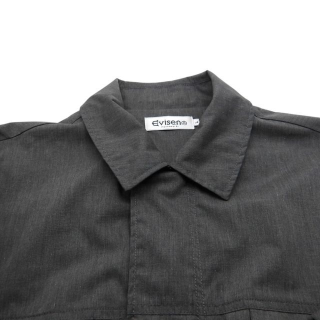 EVISEN SKATEBOARDS TYPE 2 TECH TRUCKER JACKET GREY サイズL エビセン スケートボード タイプ2 テック トラッカー ジャケット アウター 大名店