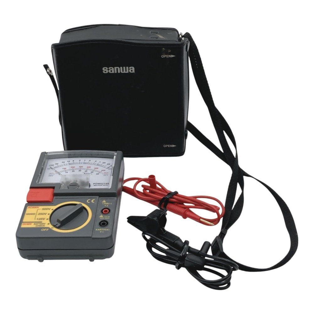 三和電気計器 SANWA アナログ絶縁抵抗計 500V|250V|125V PDM5219S