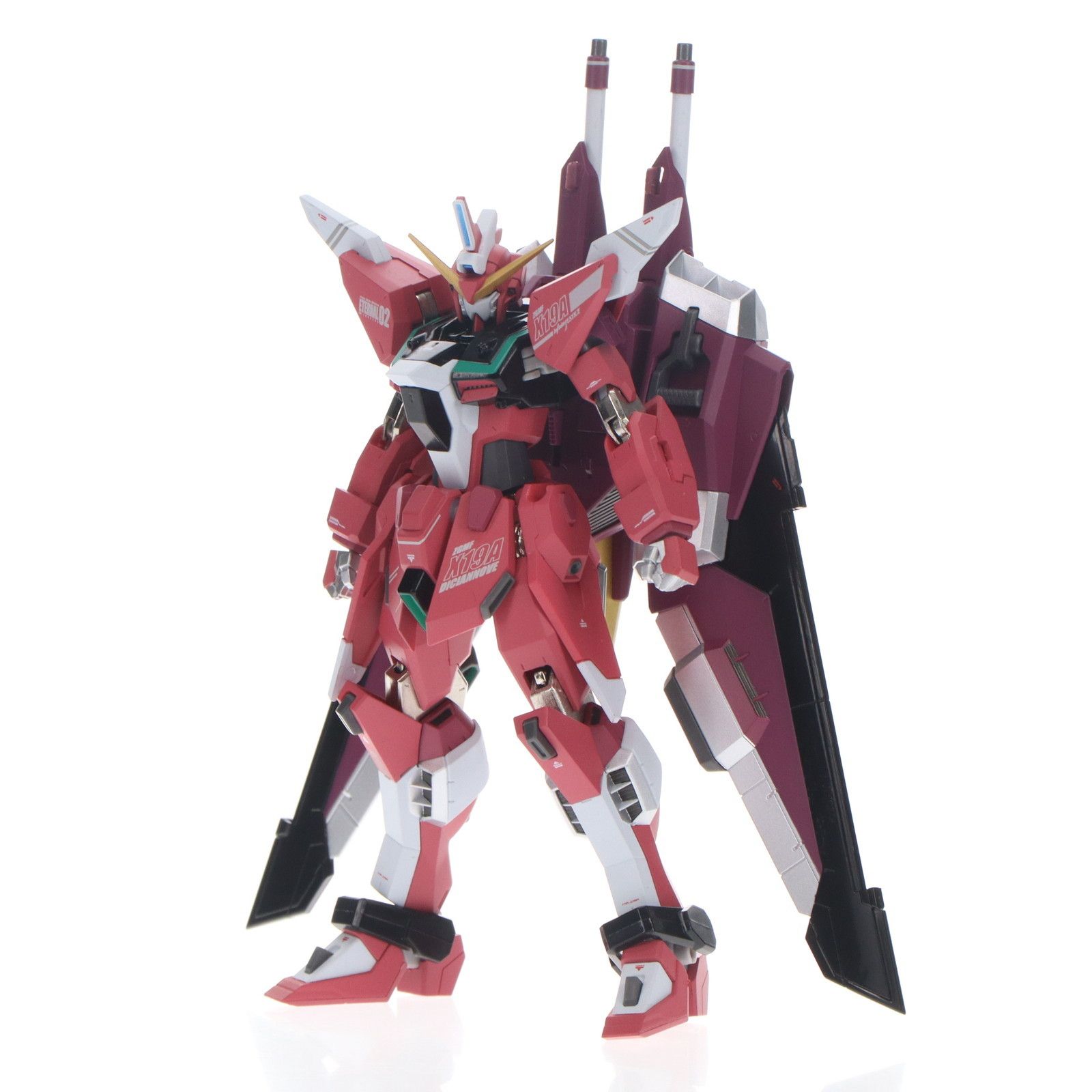 MG　ジャスティス ガンダム　完成品　SEED　シード デスティニー　ガンプラ ガンダムSEED」ジャスティスガンダム、“METAL BUILD”で