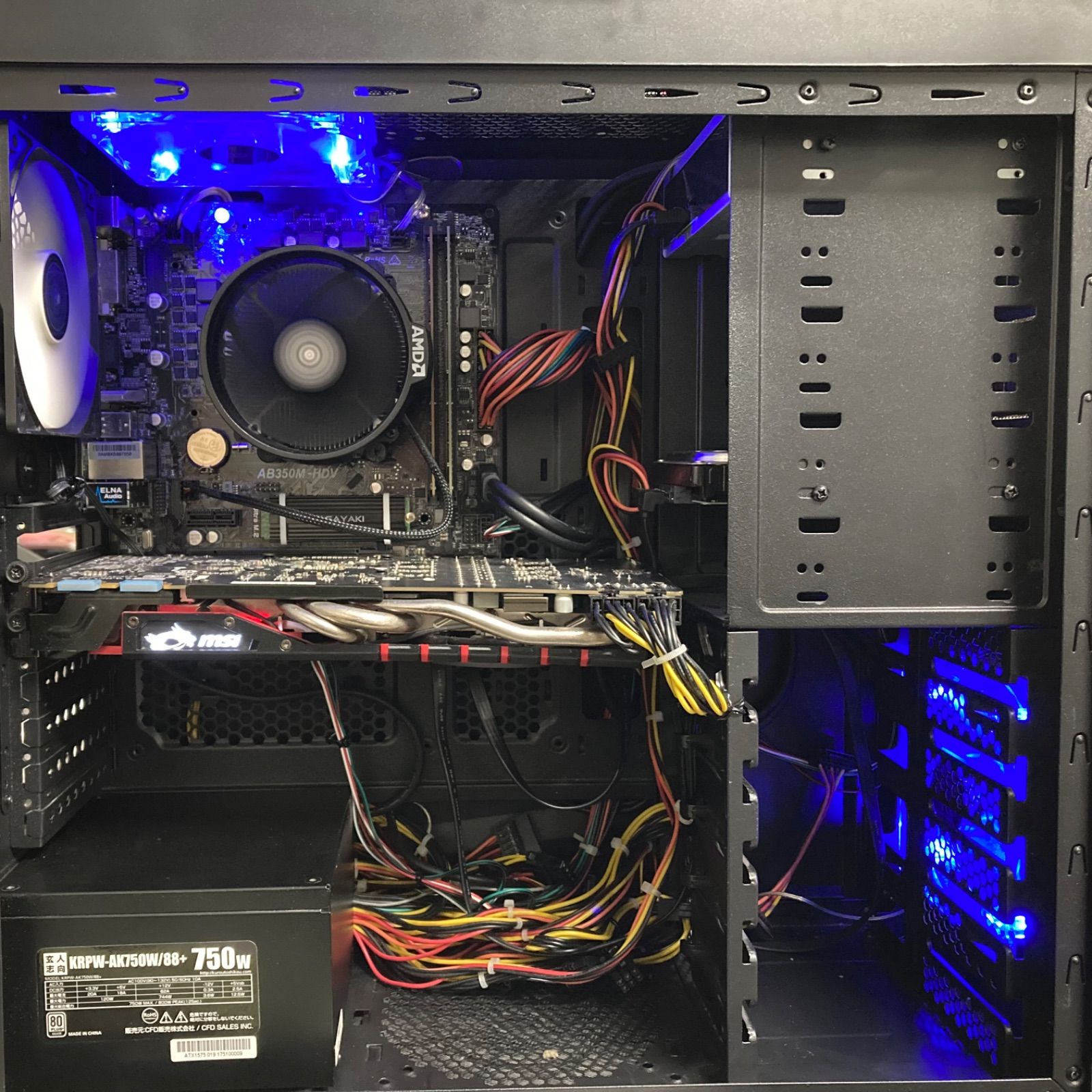 自作ゲーミングPC（Ryzen5 3600、メモリ16GB、GTX980、SSD256GB