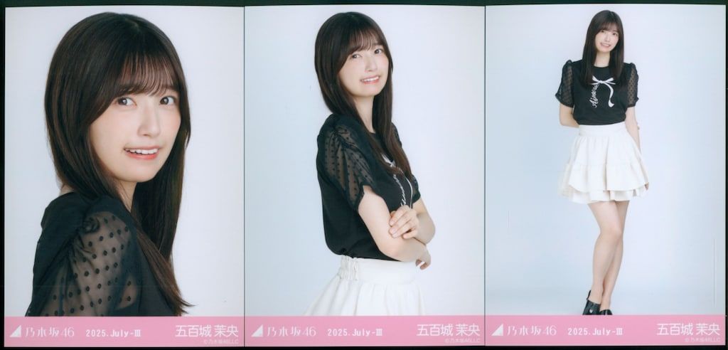 乃木坂46 五百城茉央　フリルミニスカ　ライブT コンプ 乃木坂46 会場限定生写真 五百城茉央 2025.July-III フリル