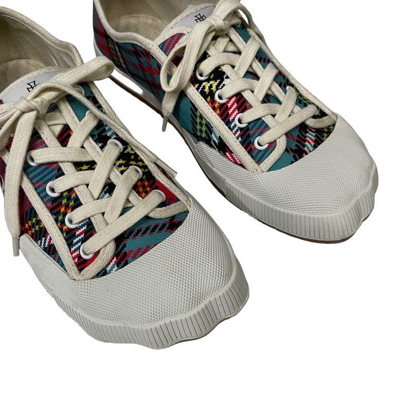 ★vivienne westwood★Animal Gym ロゴ スニーカー タータン柄 ☆vivienne westwood☆Animal Gym ロゴ スニーカー タータン柄