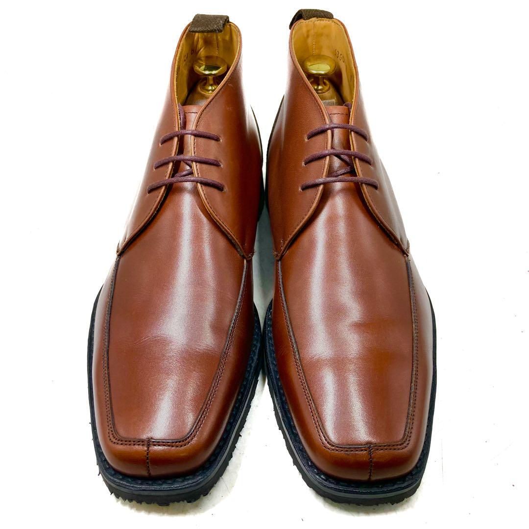 ほぼ♥ REGAL リーガル レザーチャッカブーツ Y428 茶 ブラウン 24cm