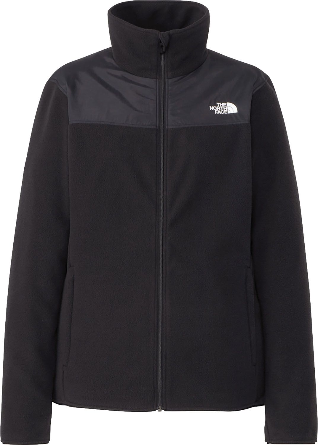 ザ ノース フェイス THE NORTH FACE アウトドア マウンテンバーサマイクロジャケット レディース トップス アウター 上着 フリース 保温 軽量 防寒 登山 ハイキング キャンプ 秋 冬 ファスナーポケット NLW72504 K ブラック