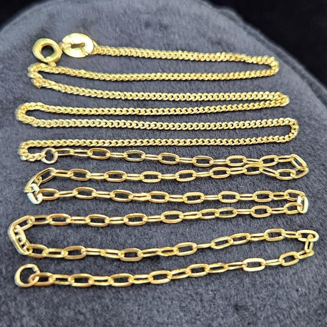 お洒落！18金 K18 コンビネーション ネックレス 45cm 楽天市場】ベネチアンチェーン K18 0.6mm 45cm スライド