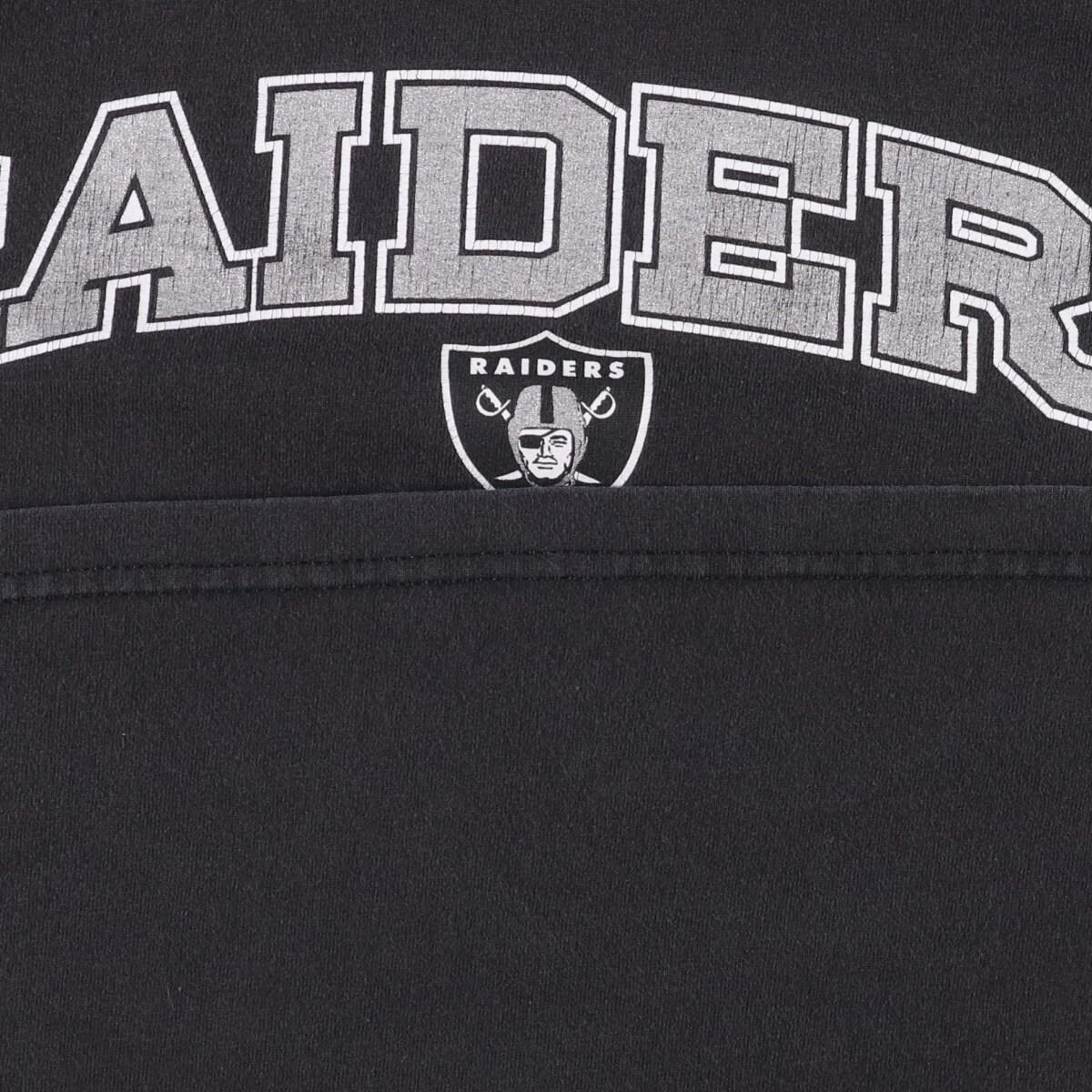古着 NFL LAS VEGAS RAIDERS ラスベガスレイダース ロングTシャツ ロン