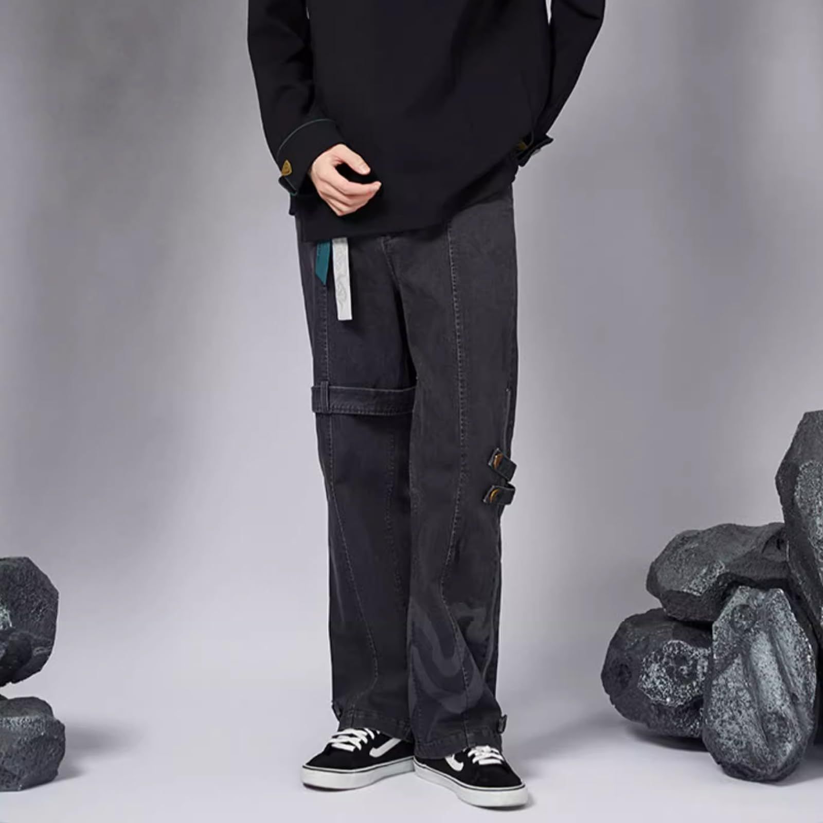 五次元 高品質 人気 Star Rail 崩壊 スターレイル 公式 Dan Heng 丹恒 デニムパンツ メンズ ストレートパンツ ズボン ジーンズ ボトムス パンツ 服 ゲーム BJ0927ML03